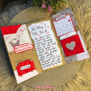 Customised Love Trifold Card | Handmade Personalized Greeting