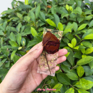 Rose Keepsake (Deep Resin Preservation)