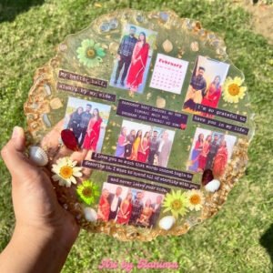 10 Inch Aesthetic Style Resin Memory Frame | Custom Resin Frame |