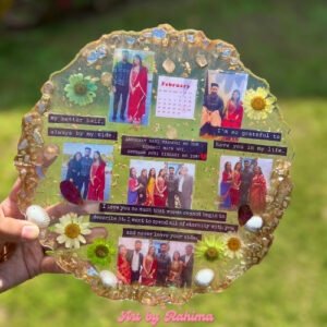 10 Inch Aesthetic Style Resin Memory Frame | Custom Resin Frame |