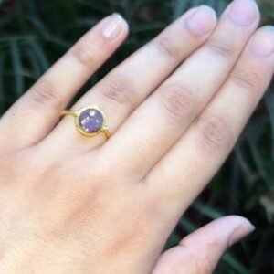 Resin Ring with Preserved Flowers | Handmade Adjustable Floral Jewellery