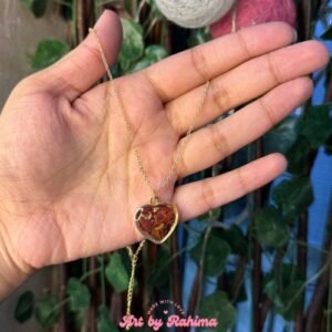 Real Flowers Preserved Resin Pendant | Customizable Shapes