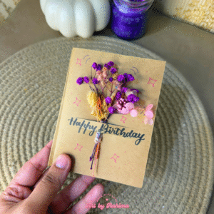 Long Distance Special Surprise Card | Handmade Personalized Zigzag Card