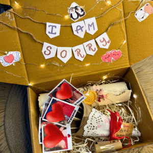 I’m Sorry Hamper | Decorated Hamper with Lights