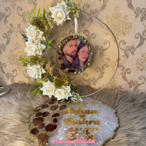 Ring Platter with Floral Ring
