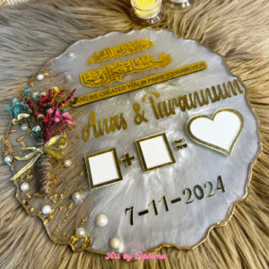 Resin Wedding Thumb Board