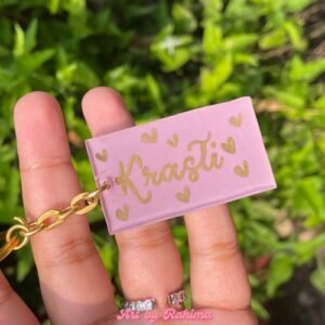 Custom Name Resin Keychain