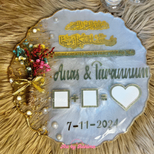 Resin Wedding Thumb Board