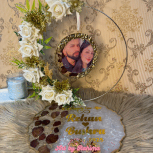 Ring Platter with Floral Ring