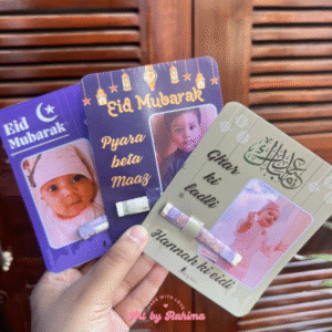Photo Eidi Cards | Personalised Eid Money Cards with Photo (Pack of 4)