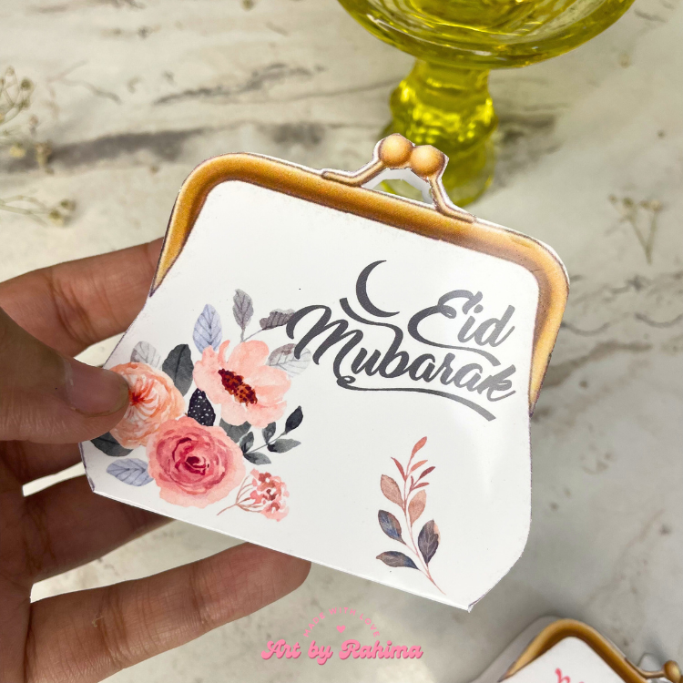 Eid Mubarak Eidi Bags for money gifting